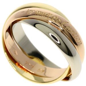 Cartier Trinity #52 Ring ・ring 18K Yellow Gold 18K Pink Gold 18K White Gold